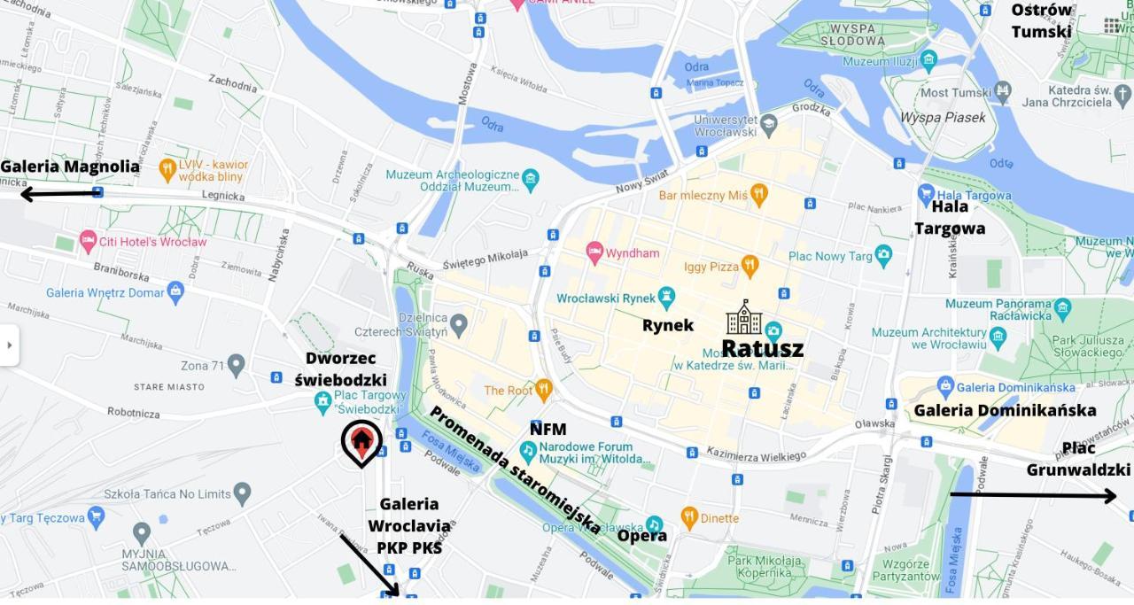 Apartament 3 Pokoje Balkon 50M2 Wyposazone Parking Lejlighed Wrocław Eksteriør billede